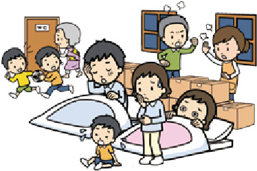 災害時に避難所までの誘導のあかり、避難所での活動のあかり